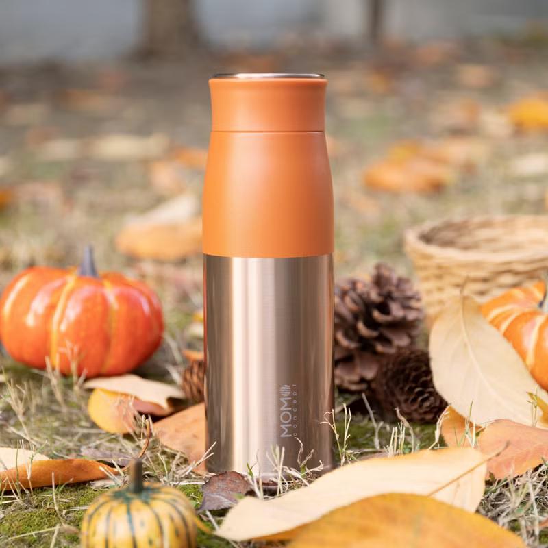 【日本 MOMOconcept】momoconcept Lupinus 露貝思 不鏽鋼玫瑰金保溫杯 400ml-細節圖6