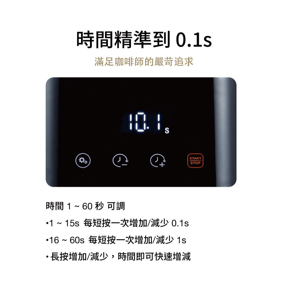 德國 Bianco di puro 彼安特 Bianco MULINO α 自動咖啡研磨機 電動磨豆機 磨豆機-細節圖6