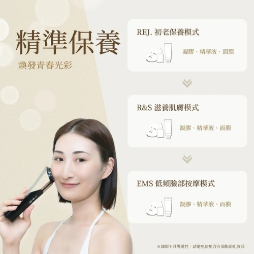 日本 Ravilam 娜美妍 Magic Pro 青春逆時美容儀 黑金色 LRJ-R02-細節圖5