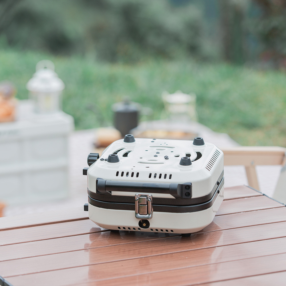 日本 KOKOMO 貝殼爐 便攜折疊雙口瓦斯爐 KO-L2022-細節圖3