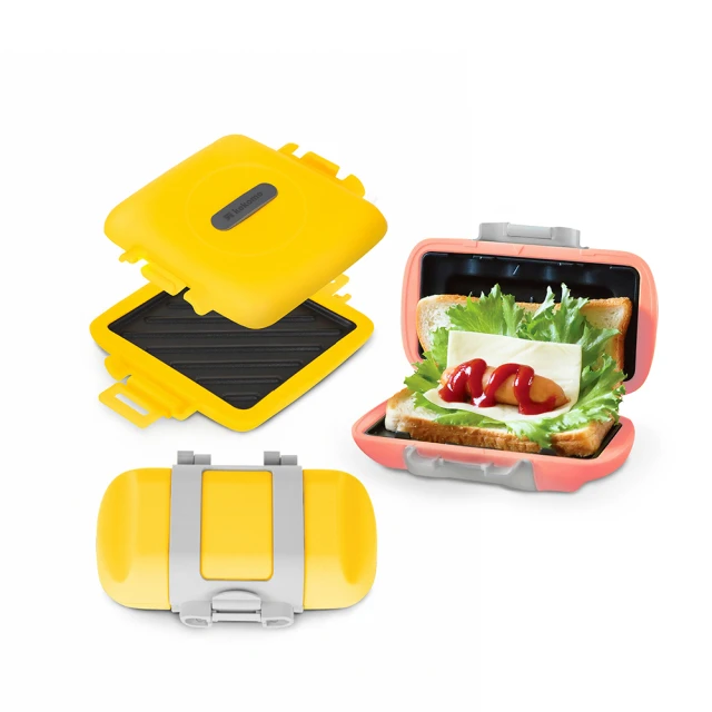 日本 KOKOMO 微波點心器/熱壓煎烤器 (微波專用/多功能三明治機/共2款) KO-WB24A KO-WB24B-細節圖7