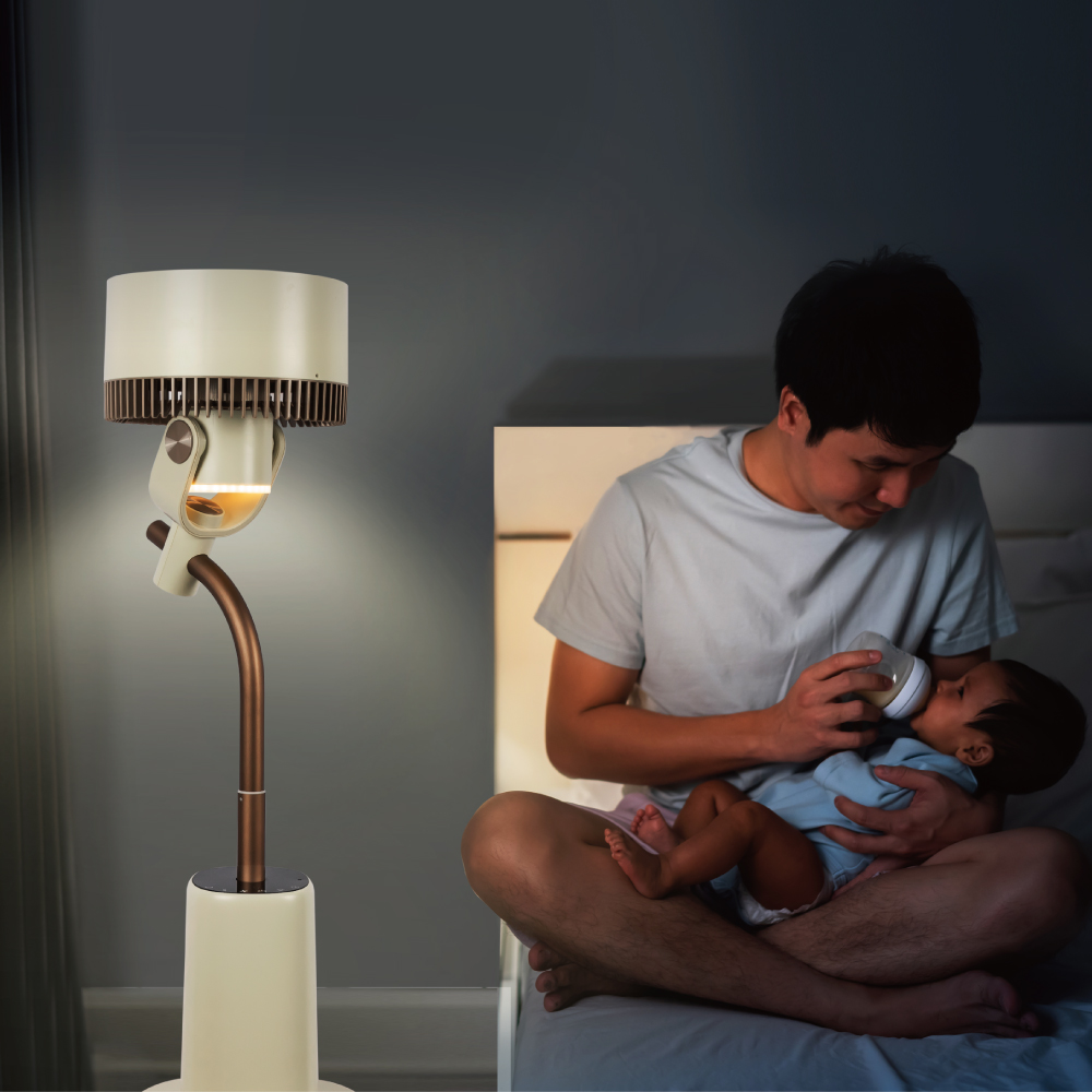 日本 NICONICO 小花 智慧語音AI聲控DC循環扇 NI-DC2410-細節圖2