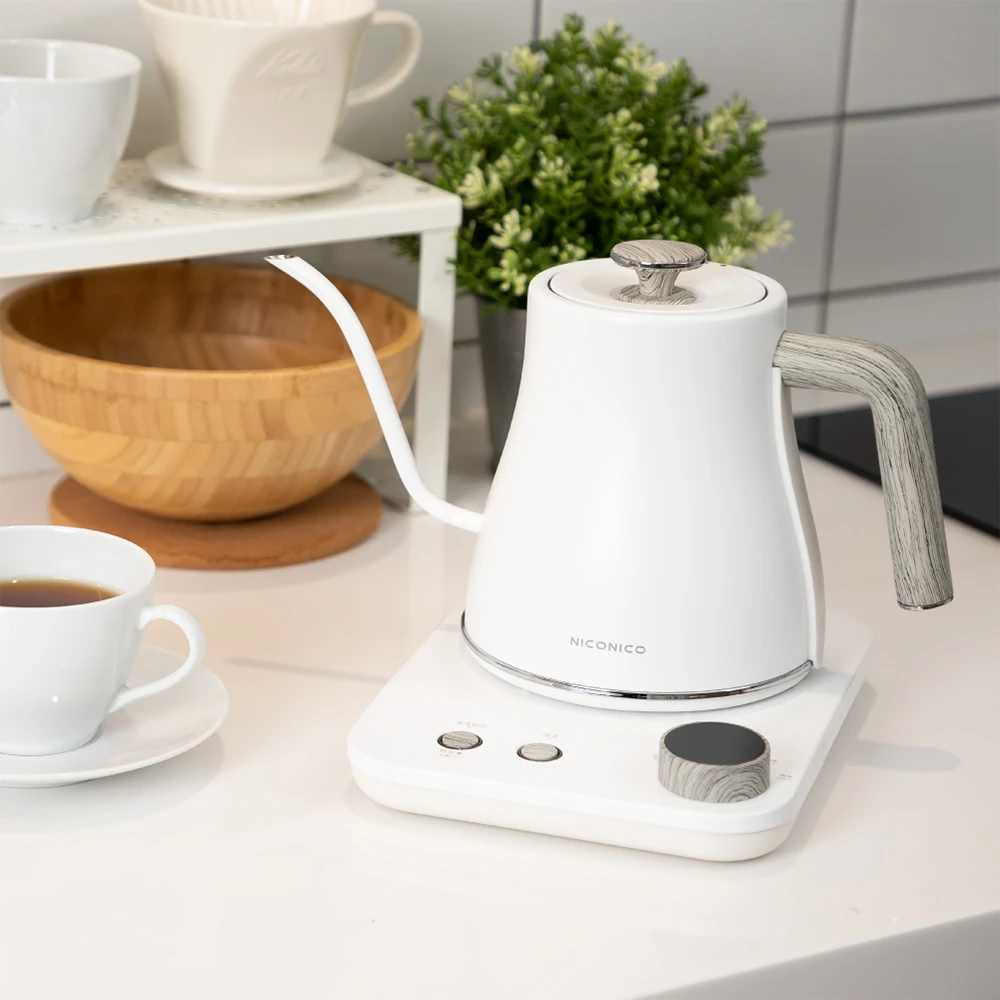 日本 NICONICO 咖啡壺 電子溫控細口手沖壺 快煮壺 咖啡壺 NI-L2003B-細節圖2