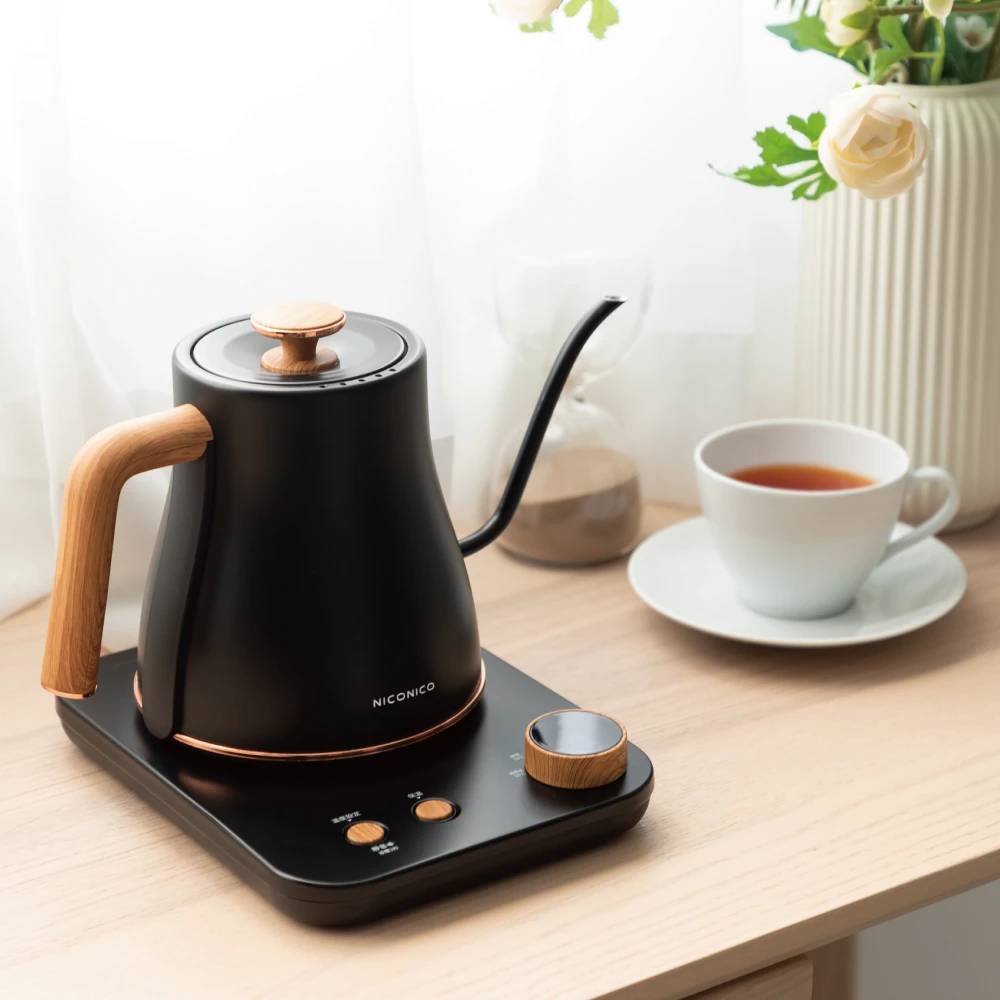 日本 NICONICO 咖啡壺 電子溫控細口手沖壺 快煮壺 咖啡壺 NI-L2003B-細節圖6
