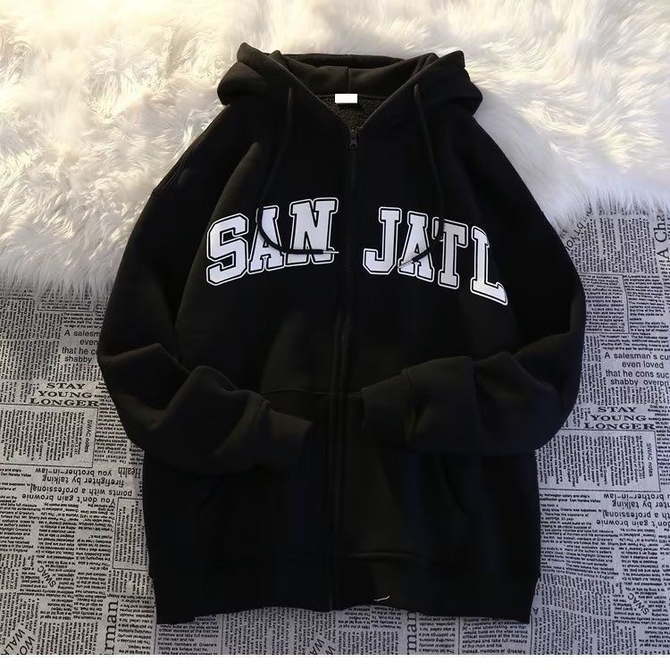 美式復古連帽外套-細節圖6