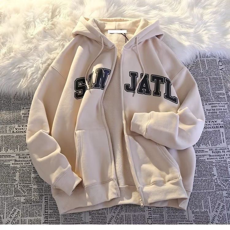 美式復古連帽外套-細節圖7