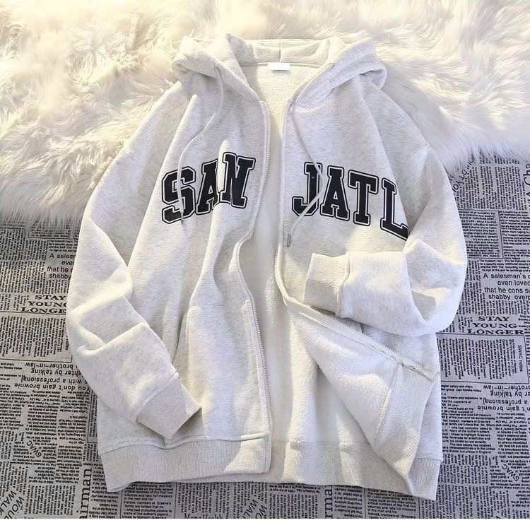 美式復古連帽外套-細節圖8