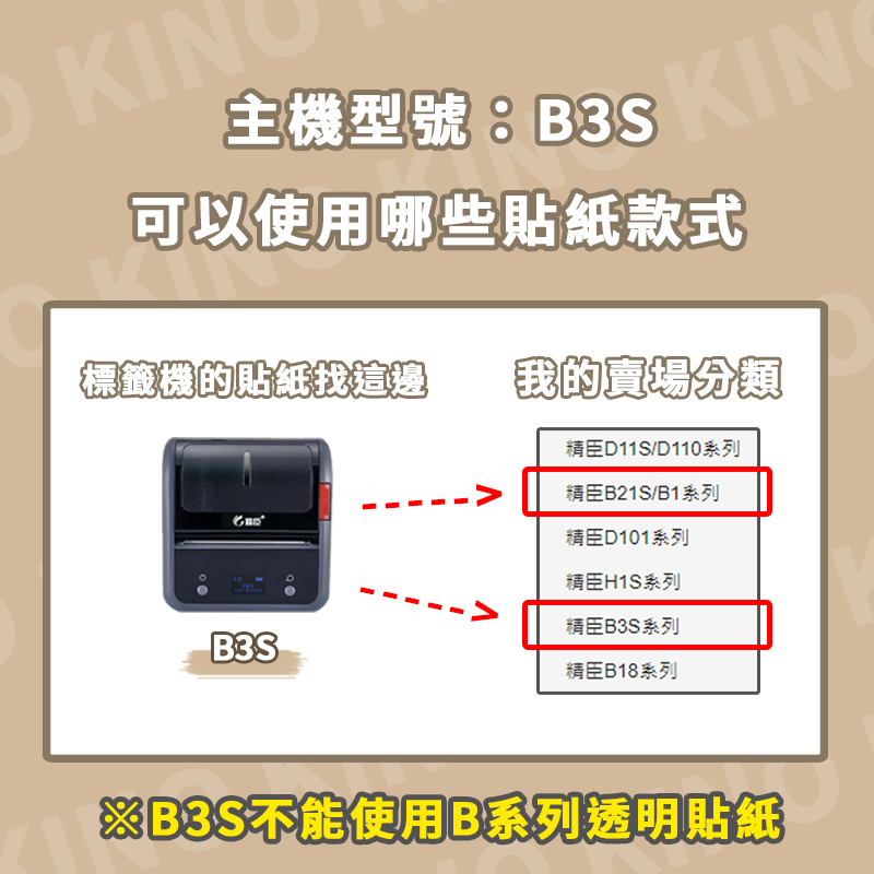 精臣B3S 精臣標籤機 精臣標籤貼紙 貼紙機 標籤打印機 熱感列印機 姓名貼 藍芽標籤機-細節圖2