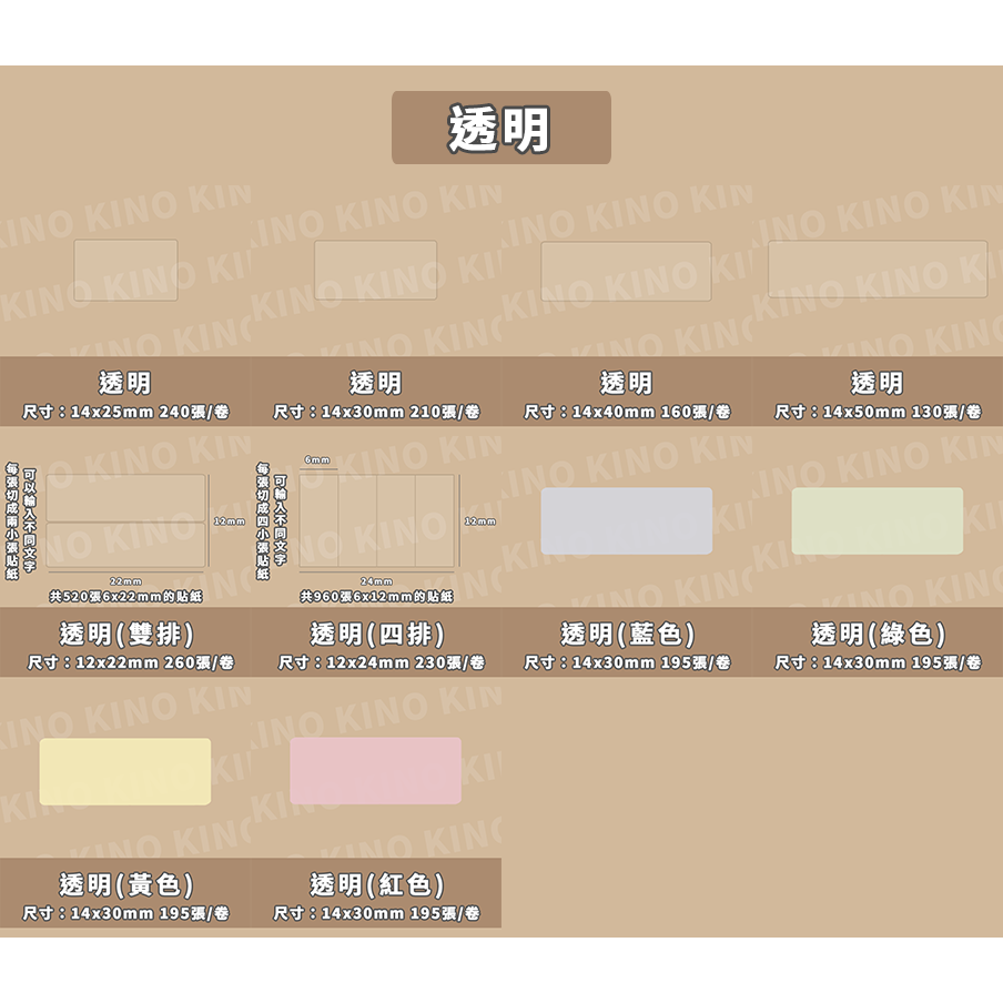 精臣 D11 D11S D110 D101 H1S 精臣透明貼紙 標籤打印紙 熱感紙 熱感貼紙 精臣標籤貼紙-細節圖3