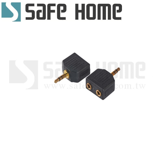 ~Safehome~ 全新音源轉接 線材/轉接頭3.5mm 1分2/1對2，適用耳機/喇叭/麥克風/電腦！CA2203