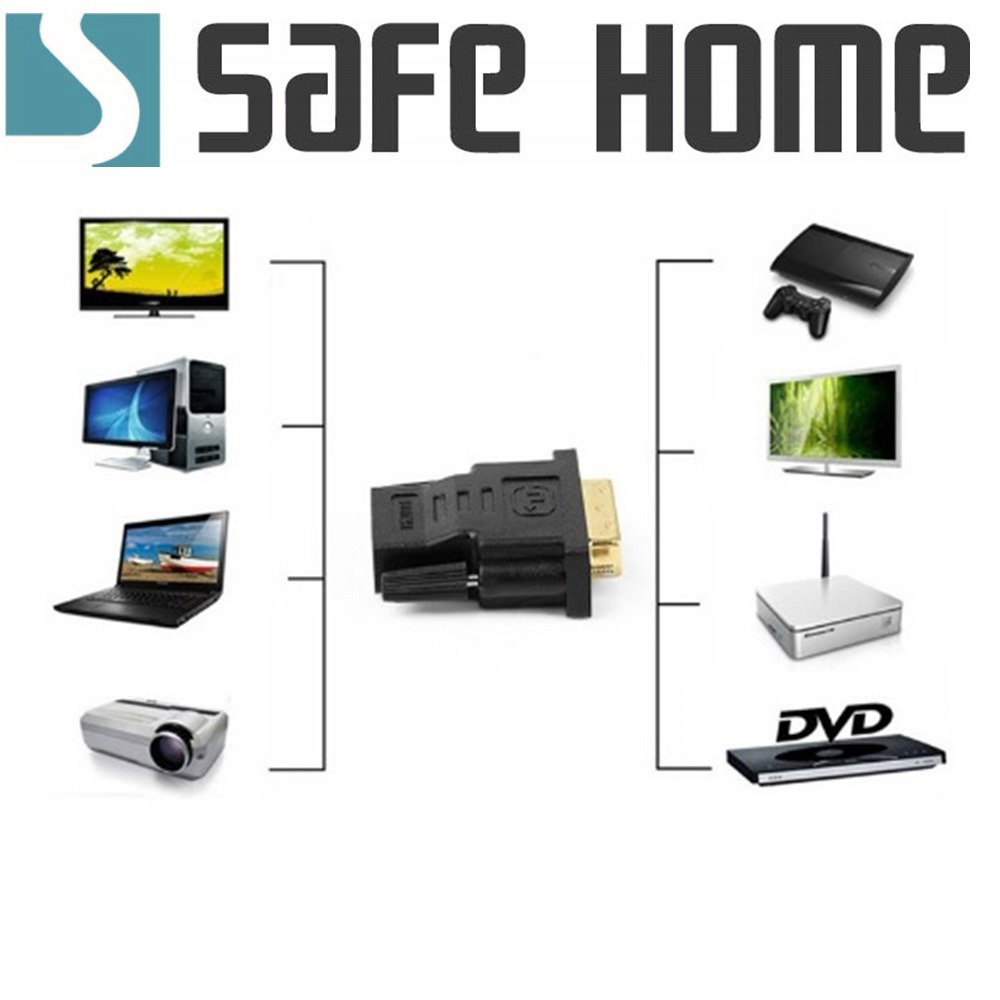 DVI TO HDMI 轉接頭 高清視頻轉換頭 DVI (24+1) 公到HDMI母 轉接頭 CA5401-細節圖3