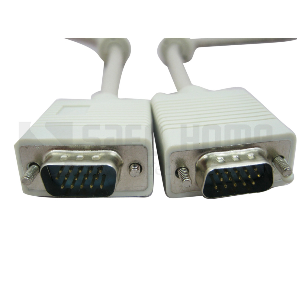 SAFEHOME VGA 15PIN 抗噪磁環設計 螢幕連接線/延長線 公對公 3M CC0102-細節圖2