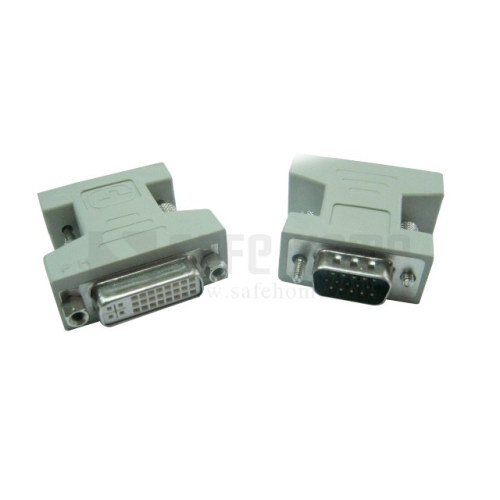 DVI-F 24+5 PIN 母 轉 VGA 15 PIN 公 轉接頭 CC0504