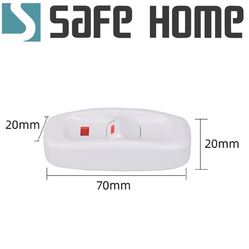 SAFEHOME 家用床頭開關 小開關按鈕 中途開關 單控型 老式開關帶指示燈 CP0114-細節圖2