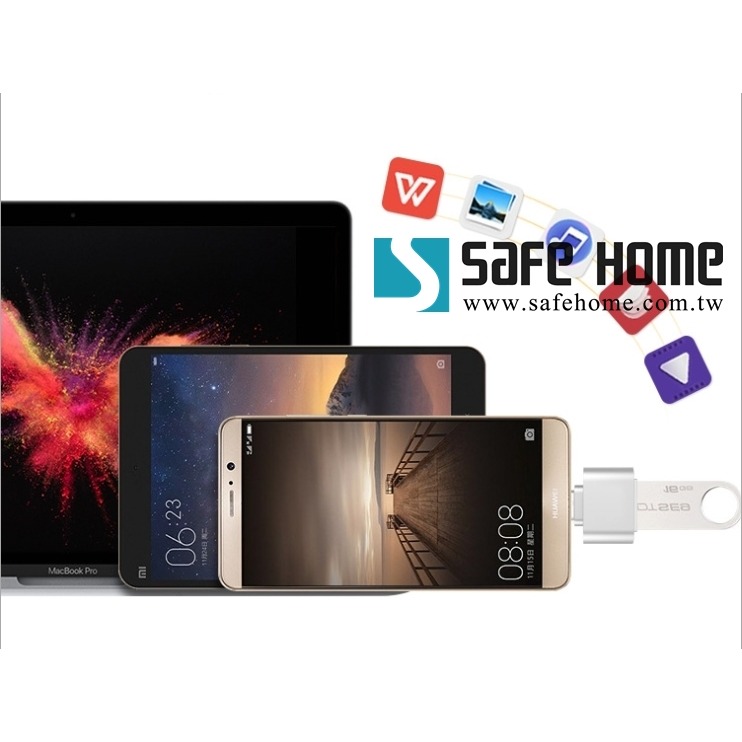 SAFEHOME USB 3.0 A母 轉 Micro 公 鋁合金轉接頭，適合外接盒等設備用 CU4701-細節圖4