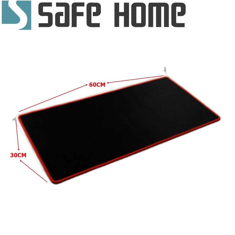 SAFEHOME 縫邊遊戲滑鼠墊 加厚辦公大桌墊鍵盤墊 60 X 30 X 0.2 CM 大尺寸 MP01-細節圖2