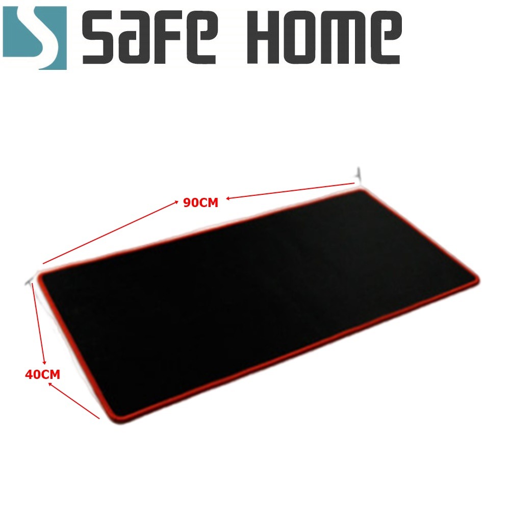 SAFEHOME 縫邊遊戲滑鼠墊 加厚辦公大桌墊鍵盤墊 90 X 40 X 0.3 CM 大尺寸 MP05-細節圖2