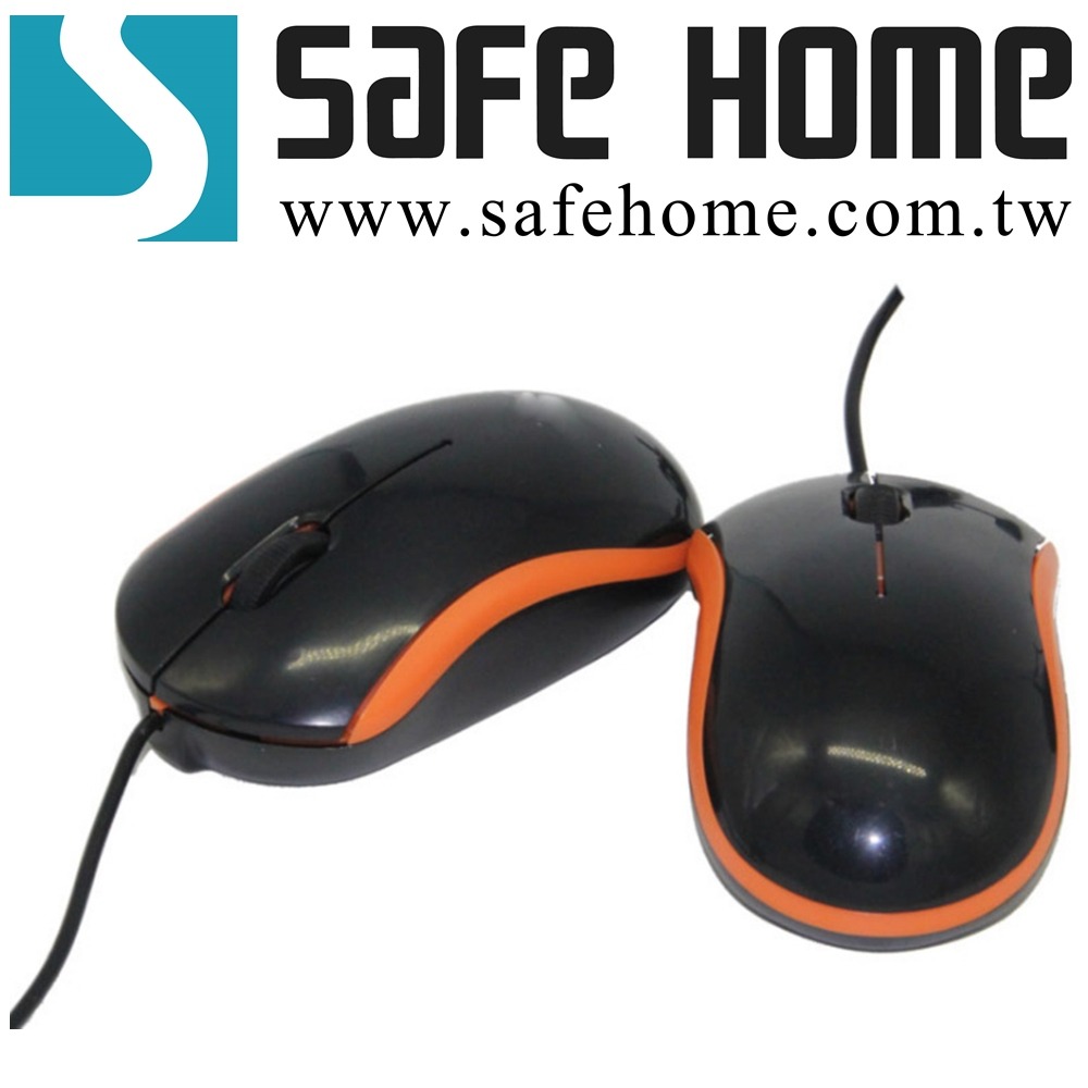 SAFEHOME USB 1000 DPI 三鍵滑鼠，烤漆表面弧線造型設計，小巧可愛 11-細節圖2