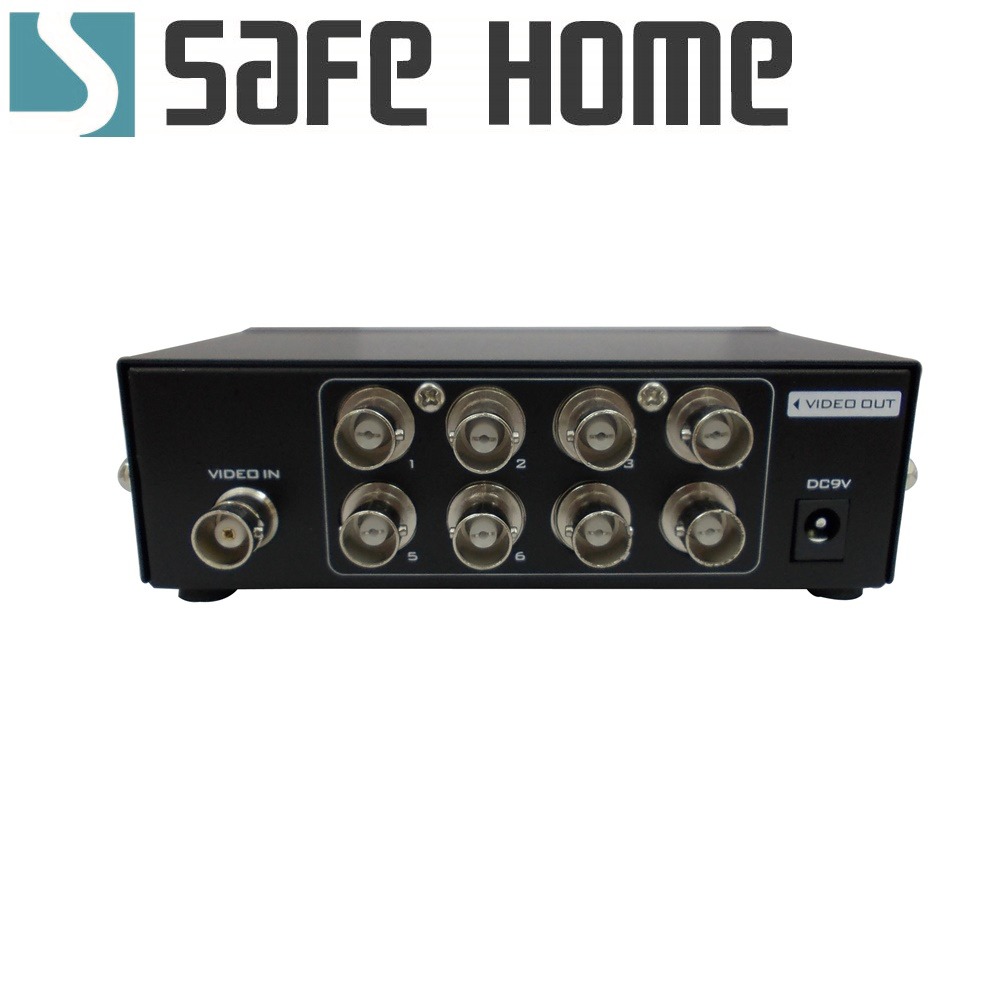SAFEHOME 監控 BNC Splitter 視頻分配器一組視頻輸入可提供八組同時輸出 SBP108-細節圖2