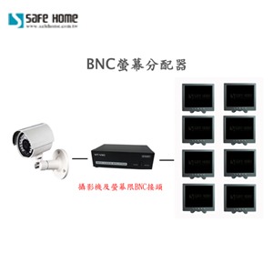 SAFEHOME 監控 BNC Splitter 視頻分配器一組視頻輸入可提供八組同時輸出 SBP108-細節圖4