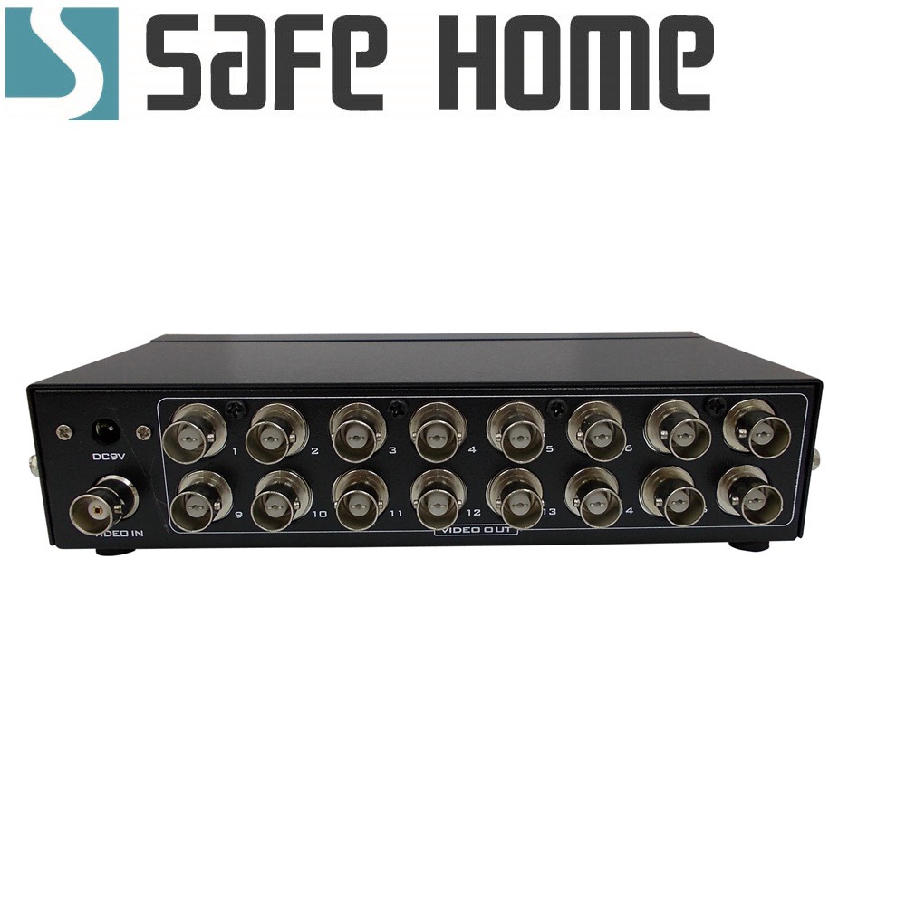 SAFEHOME 監控 BNC Splitter 視頻分配器一組視頻輸入可提供十六組同時輸出 SBP116-細節圖2