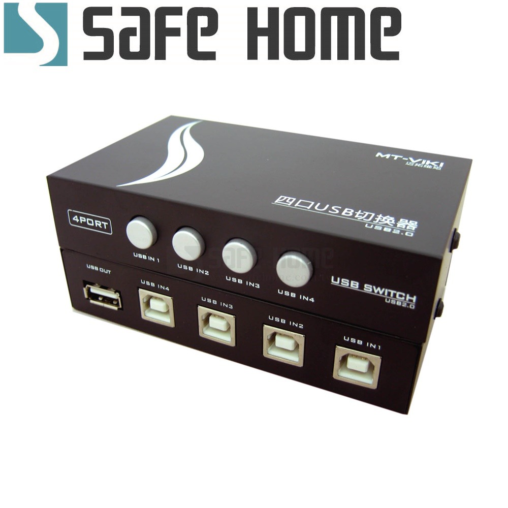 SAFEHOME 手動 1對4 USB切換器，輕鬆分享印表機/隨身碟等 USB設備 SDU104-細節圖3