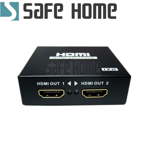 SAFEHOME HDMI分配器 1進2出 高清顯示器 一分二視頻分頻器 4K X 2K SPLITTER SHP102