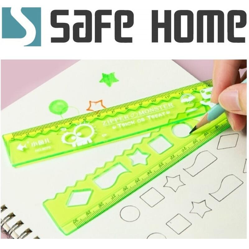 SAFEHOME 30公分 彩色透明塑膠折疊軟尺 繪圖測量學生用多功能軟尺 ST0103-細節圖4