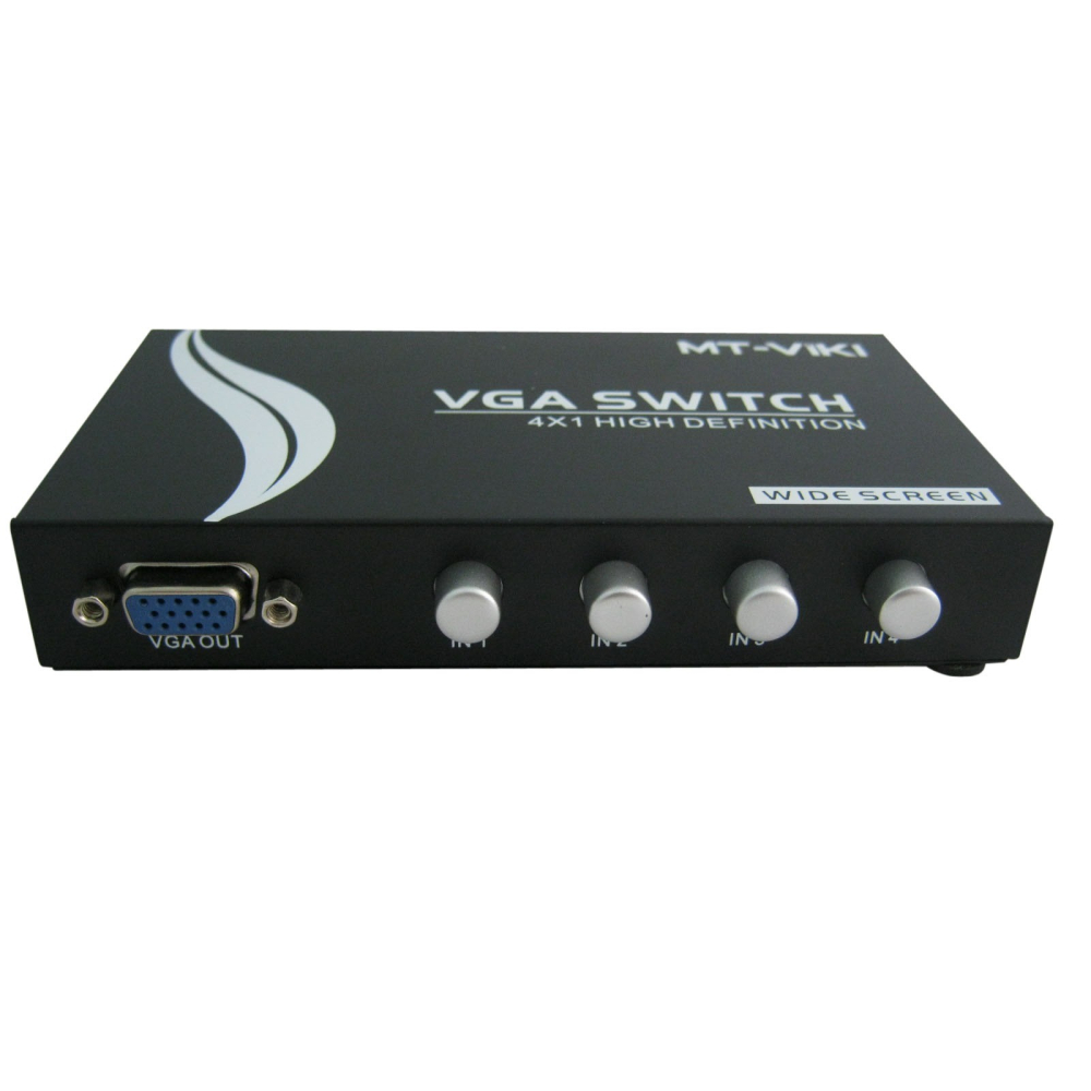 SAFEHOME 1對4 手動式 VGA Switch 雙向螢幕切換器，250MHz, 1920X1440 SVW104-細節圖2