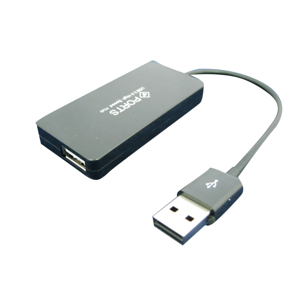 SAFEHOME 超薄型 USB 2.0 4-PORT USB HUB 集線器、美觀方便攜帶 UH412-細節圖2