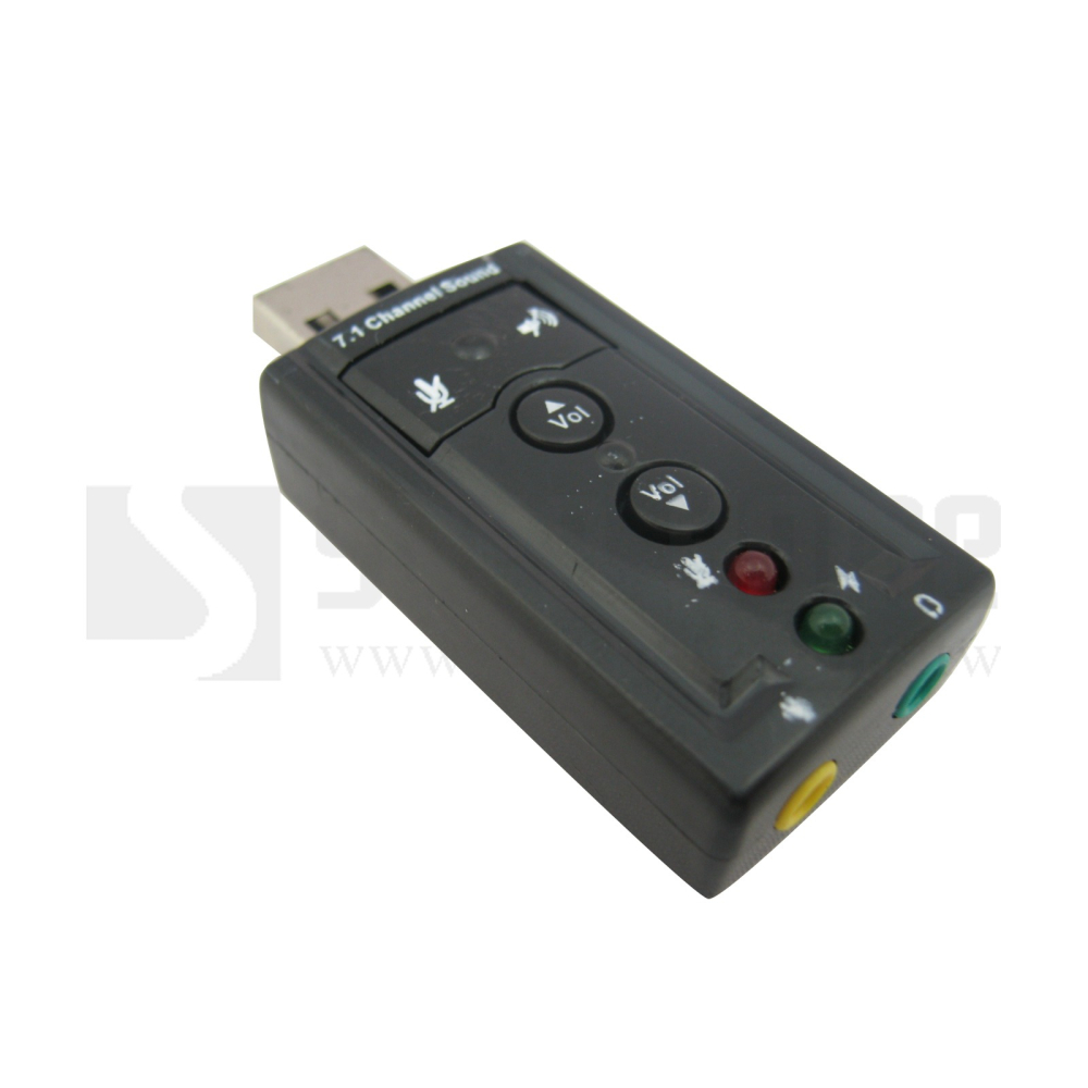 SAFEHOME 7.1 聲道 USB 立體聲音效卡 隨插即用不需驅動，靜音/音量按鍵直接控制 US701-細節圖3