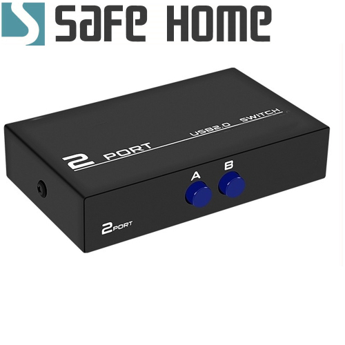 SAFEHOME 手動 1對2 USB切換器，輕鬆分享印表機/隨身碟等 USB設備 SDU102-B
