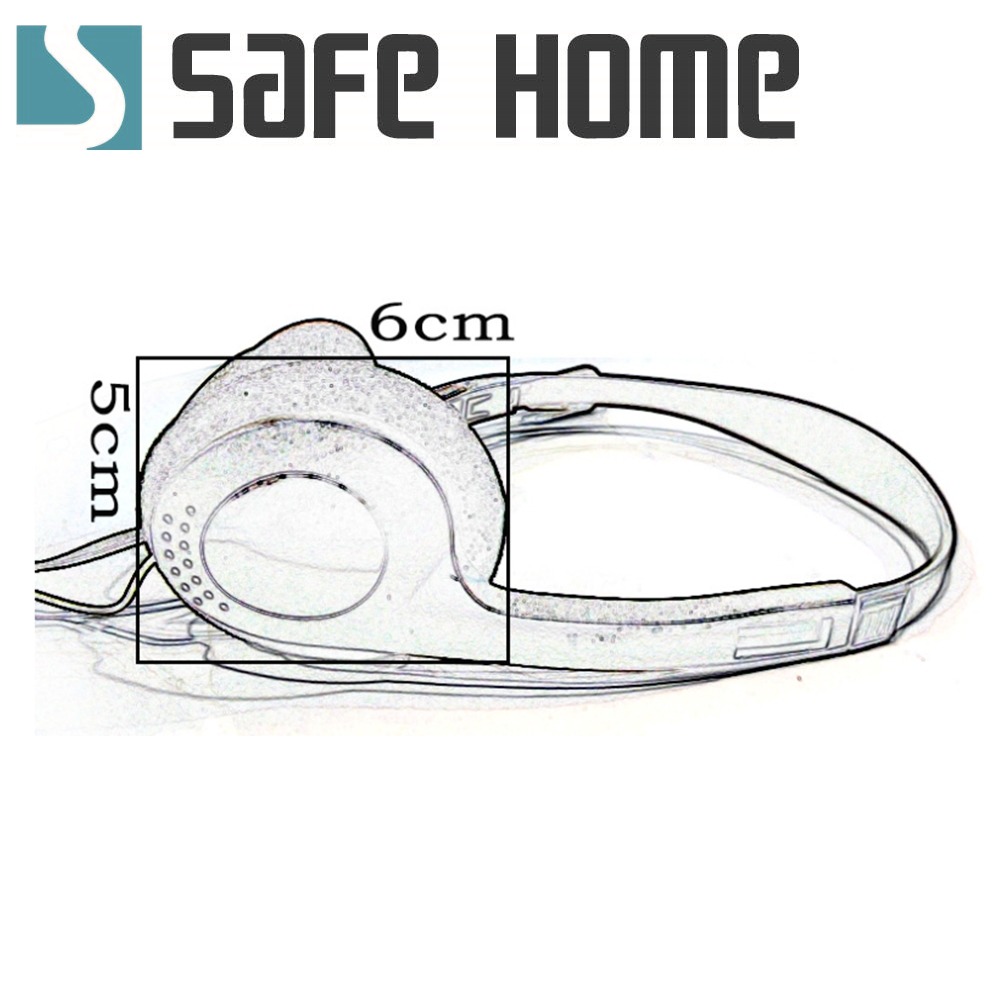 6.3mm頭戴式有線耳機 可伸縮 橢圓耳罩符合耳型 線長140CM(不帶麥、不可通話，僅能聽音樂) EH6302-細節圖4