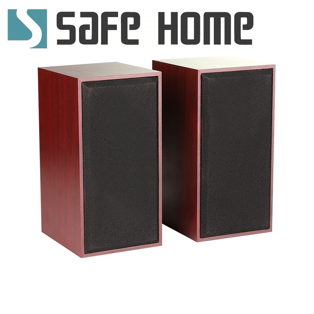 SAFEHOME 3.5mm 木質筆電/電腦小音箱 桌面多媒體音響 2.0迷你低音炮 USB供電 可調音量 MS3505-細節圖2