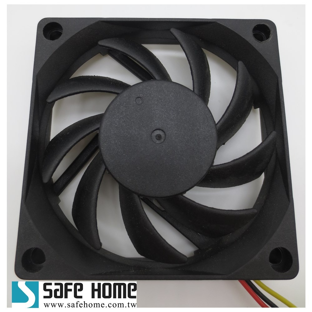 SAFEHOME 7 X 7 X 1.5 CM 超強風流量 機殼風扇 機箱風扇 3P接頭 直流風扇  CF7153P01-細節圖4