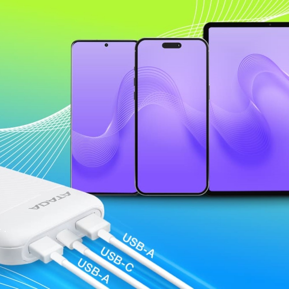 威剛 C100 10000mAh PD/QC 20W 高效快充行動電源 3台裝置同時充電 雙向充電 GJ65074-細節圖3