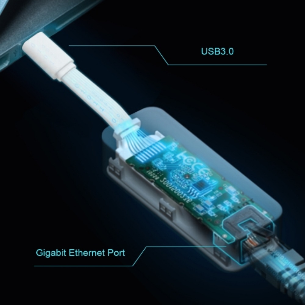 TP-LINK UE300C USB Type-C 轉 RJ45 Gigabit 有線網卡 DUE300C-細節圖5