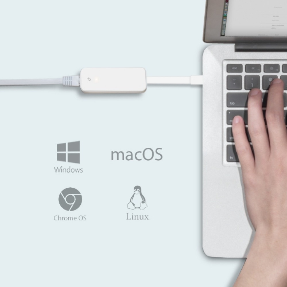 TP-LINK UE300C USB Type-C 轉 RJ45 Gigabit 有線網卡 DUE300C-細節圖6