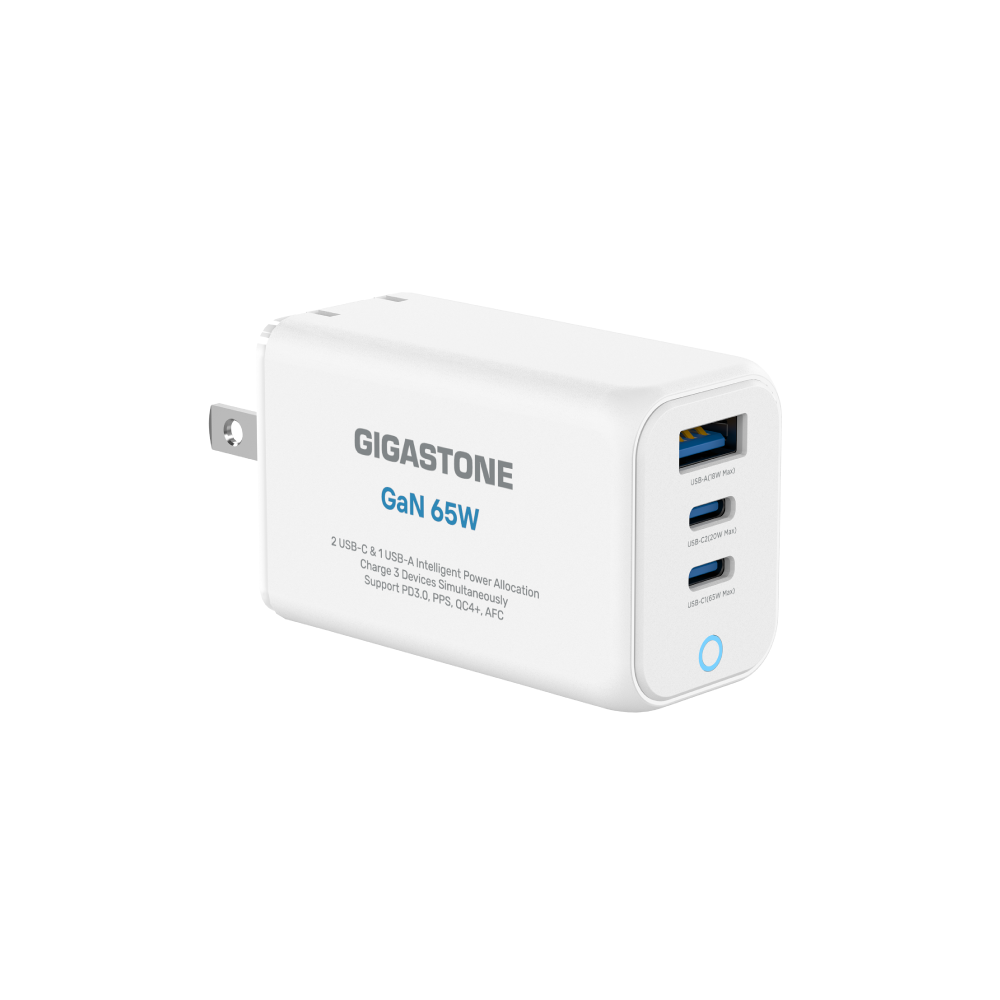 Gigastone 65W GaN氮化鎵三孔快充充電器 PD3.0 PPS USB-C雙孔 USB-A-細節圖10