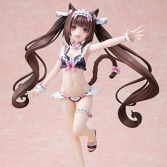 日版 全新 KDcolle 貓娘樂園 巧克力 女僕泳裝Ver 1/7 PVC [039]-細節圖3