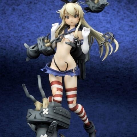 日版 全新 quesQ 艦隊收藏 島風 中破Ver 1/8 PVC [023]-細節圖2