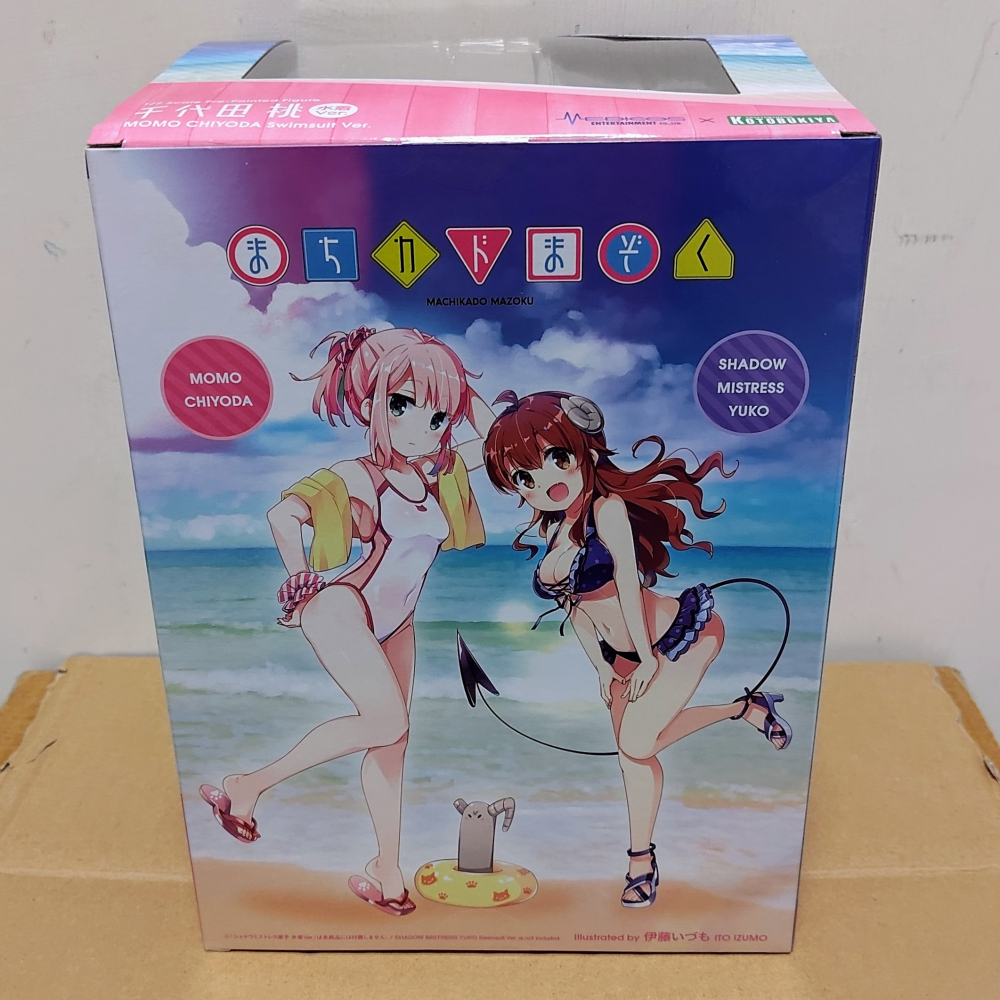 全新 壽屋 街角魔族 千代田桃 泳裝 1/7 PVC 附特典 芳文社 [074]-細節圖2