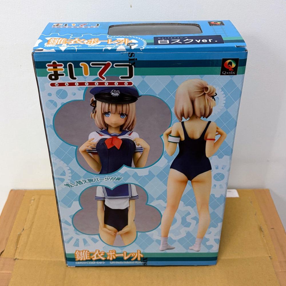 日版 Q-six 愛上火車 雛衣波萊特 白色泳裝ver 1/6 PVC [098]-細節圖2