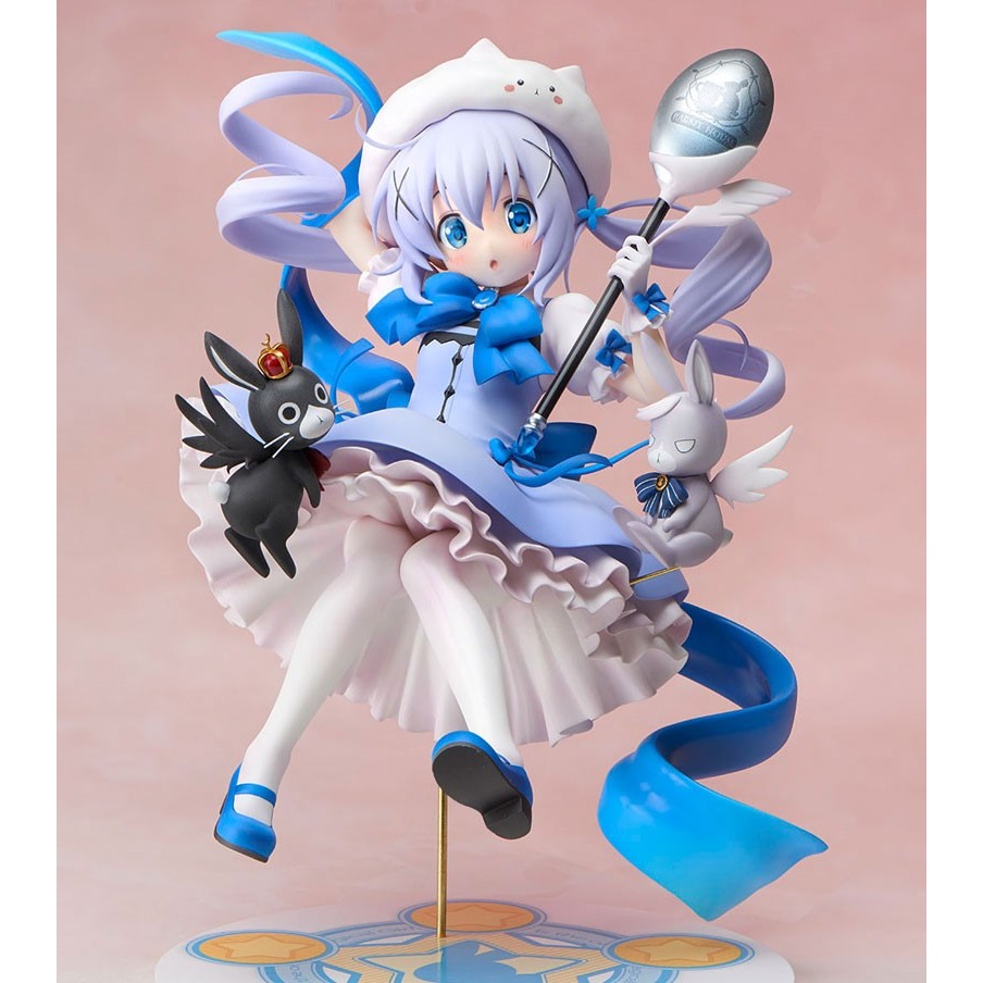 日版 全新 點兔 魔法少女智乃 1/7 PVC 請問您今天要來點兔子嗎 智乃 [128]-細節圖2