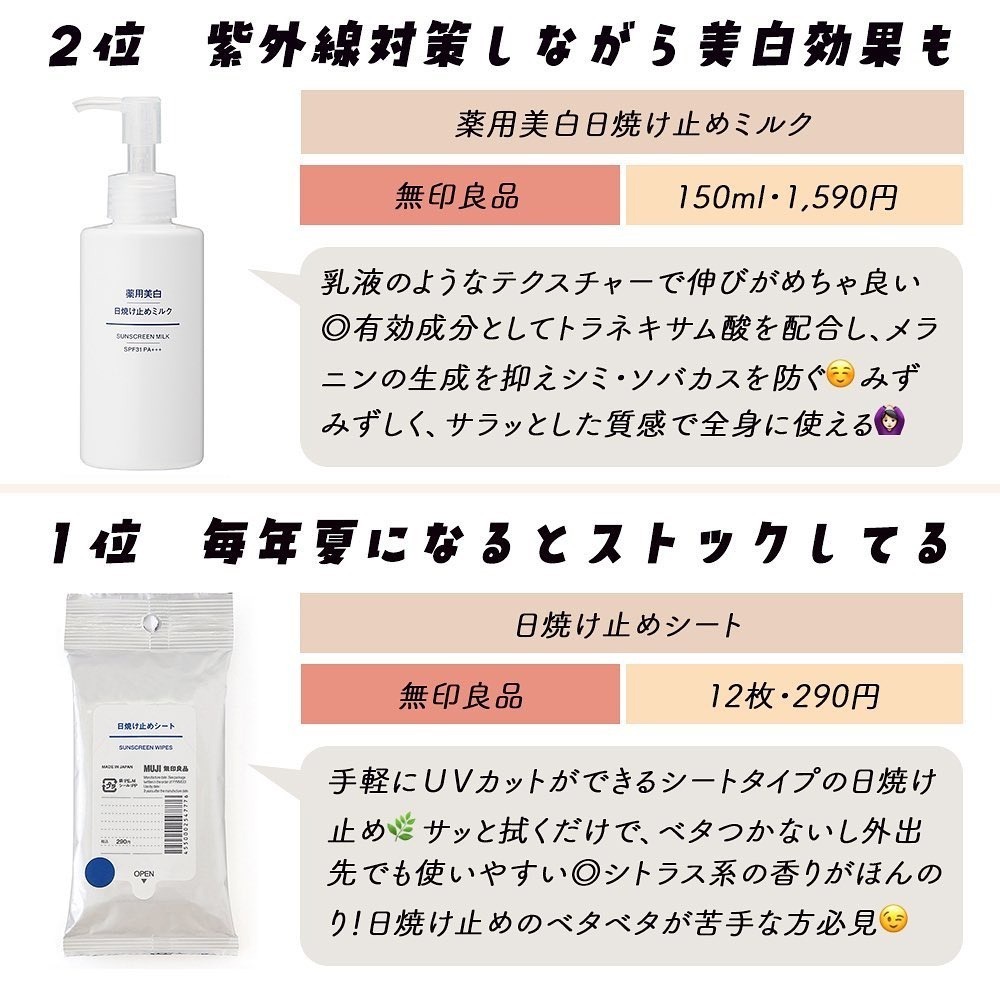 【現貨】日本 無印良品 muji ♡  防曬濕紙巾 防曬 防曬乳 無添加▕ Miho美好選品-細節圖6