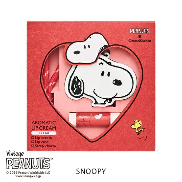 【現貨】 日本 COSME KITCHEN ♡ 史努比 SNOOPY聯名 護唇膏 潤唇膏 掛飾 吊飾-規格圖3