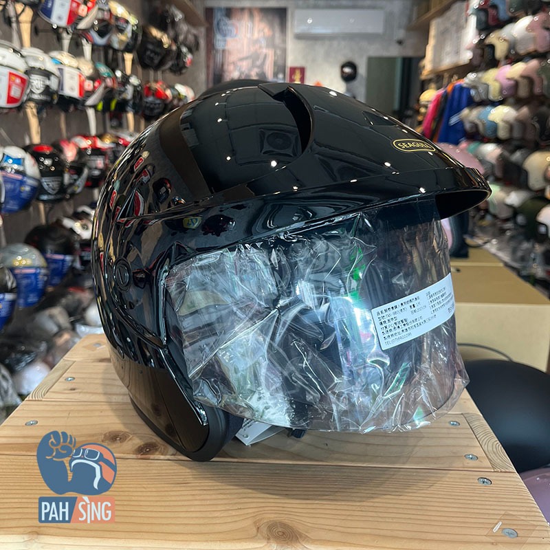 [嘉義安全帽] Penguin 海鳥 980 特大頭圍 亮黑 四分之三安全帽 SEAGULL 4XL~5XL-細節圖4