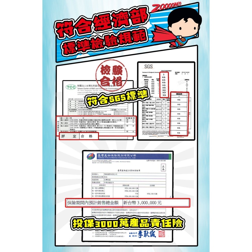 [嘉義安全帽] DC漫畫正義聯盟EVA 神力女超人 無毒 兒童前開式風雨衣 優惠免運-細節圖4