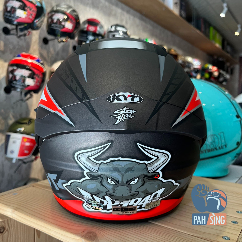 [嘉義安全帽] KYT NFJ 選手帽 消光黑紅 XL 2XL 免運 限量優惠-細節圖4