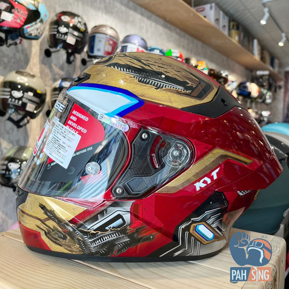 [贈多層膜鏡片] 限量 KYT TT-COURSE TTC 全罩 鋼鐵人 [嘉義安全帽]-細節圖4